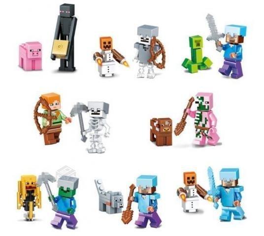 Set 16 Figuras de Minecraft