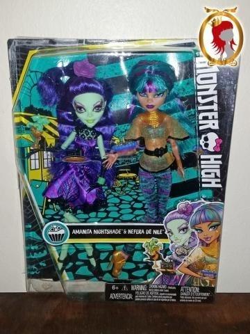 Monster High - Pack Amanita y Nefera. Importado