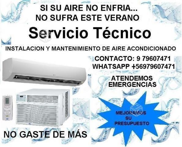 Instalación Aire Acondicionado Mantenciones