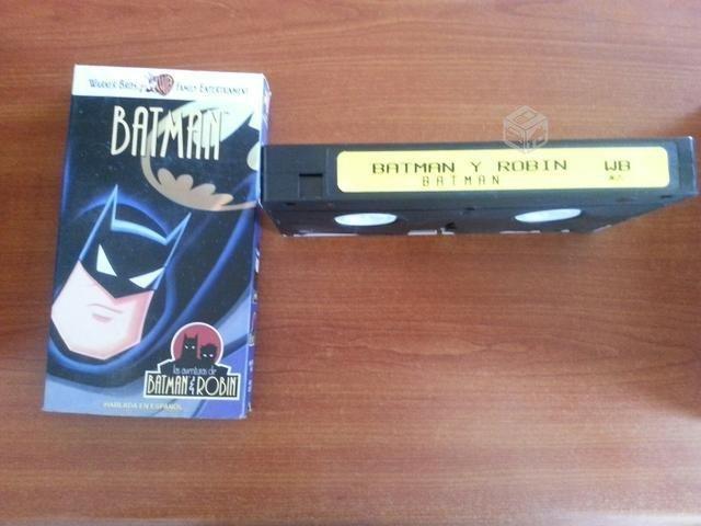 Película vhs batman animada