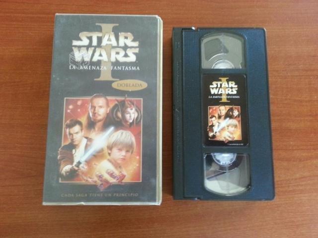 Pelicula vhs star wars episodio 1 (audio latino)