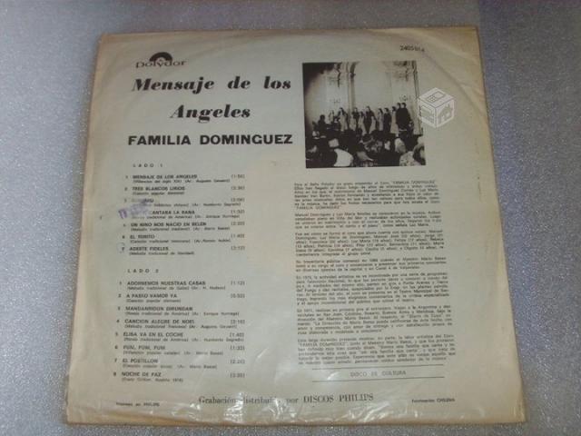 Vinilo- La Familia Domínguez- Musica Coral