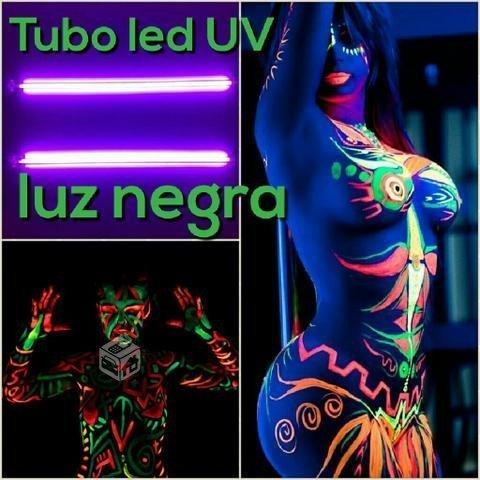 Tubo led UV luz negra fiesta y discoteque