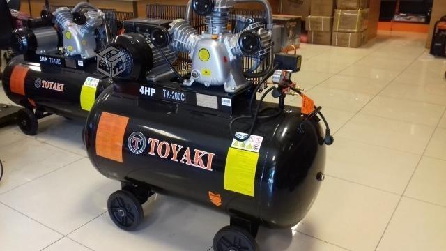 Compresor 4hp 300 lts monofasico toyaki industrial