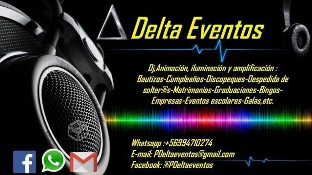 Dj,animación,iluminación y amplificación