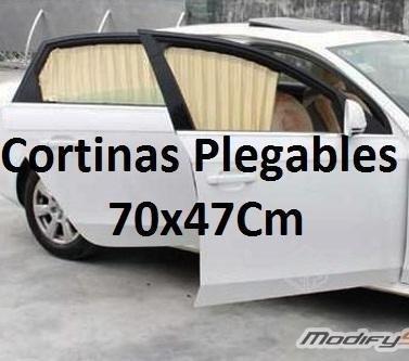 Cortinas Corredera Ventanas Laterales 70x47cm 2pcs