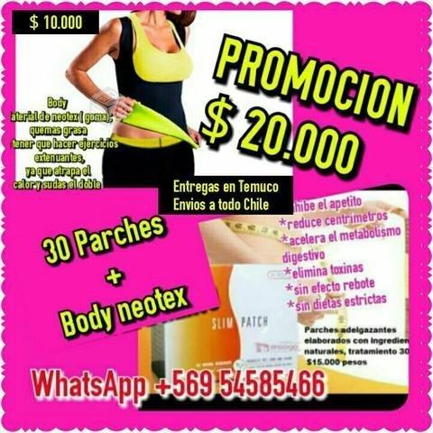 Body neotex mas parches dermicos