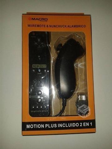 Controles de Wii Wiimote + Nunchuck Nuevos