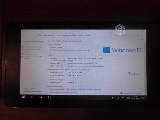 Tablet windows 10