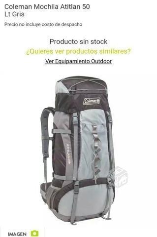 Mochila camping trekking