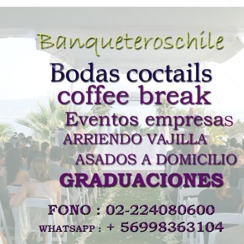 Banqueteria coctails graduaciones bodas