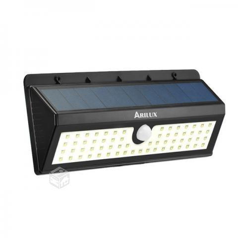 Foco Solar Para Exterior 62 Led, 800 Lum + Sensor