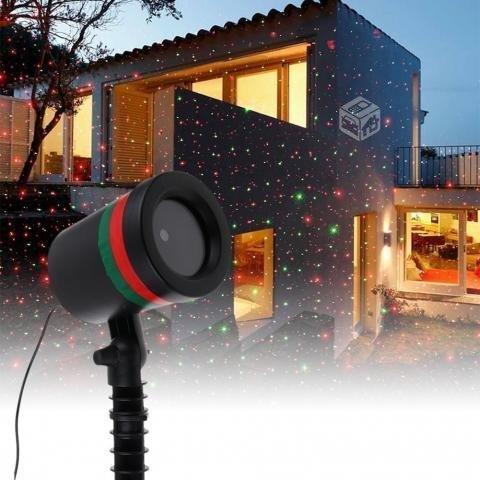 Lluvia de luces laser para Navidad