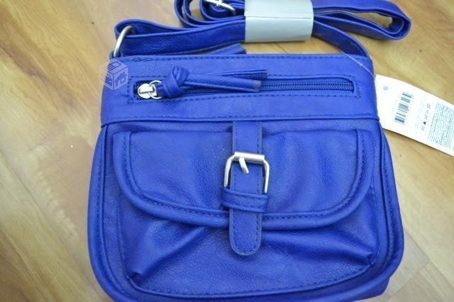Cartera pequeña azul