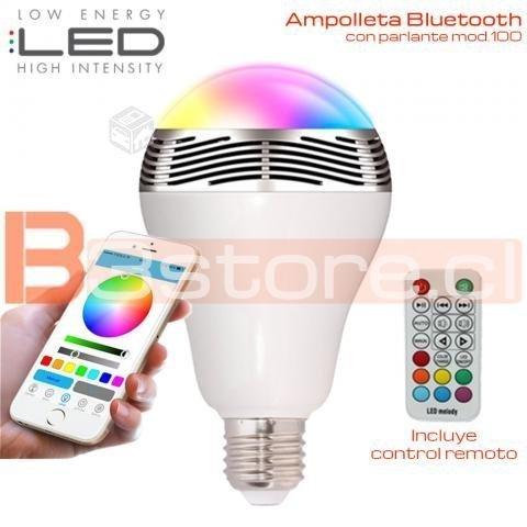 Ampolleta LED y Parlante Bluetooth