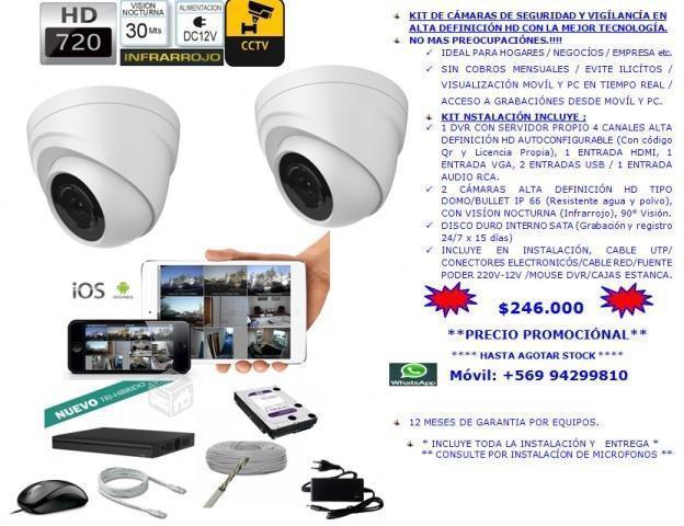 Cámaras de Seguridad y Vigilancia Profesiónales HD