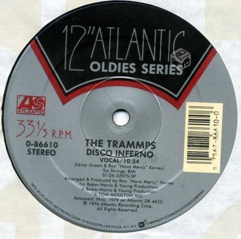Vinilo 12p The Trammps - Disco Inferno