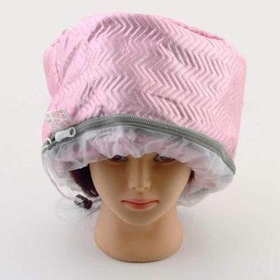 Gorro térmico para tratamiento capilar en casa