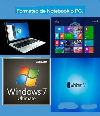 Formateo pc o notebook