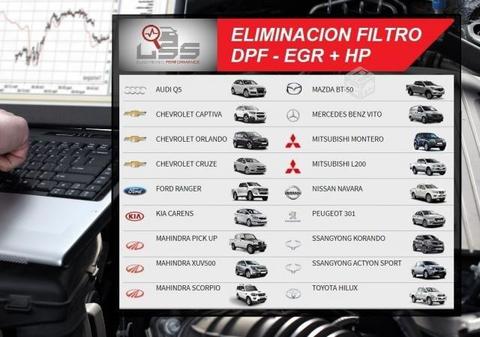 DPF FAP EGR eliminacion filtro de particulas LSS