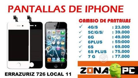 Pantallas Iphone