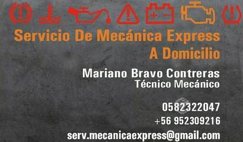 Servicio de Mecanica Express a Domicilio