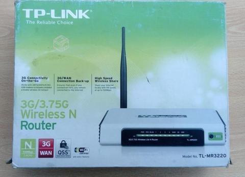 Router Tp-link 3g/3.75g 150mbps Modelo Tl-mr3220