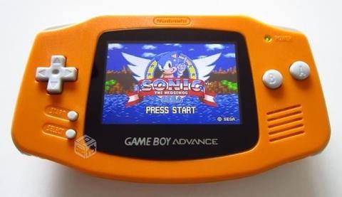Gameboy Advance - Orange - Retroiluminadas-XBIT
