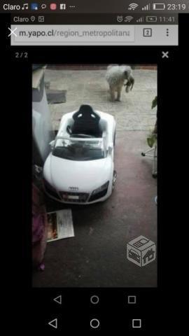 Auto audi r8 spyuder blanco marca infanti