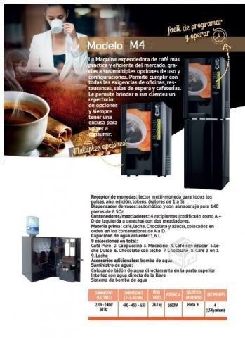 Maquina Expendedora De Cafe Automática 8 Sabores