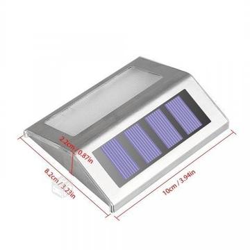 DOS focos solares de aplique