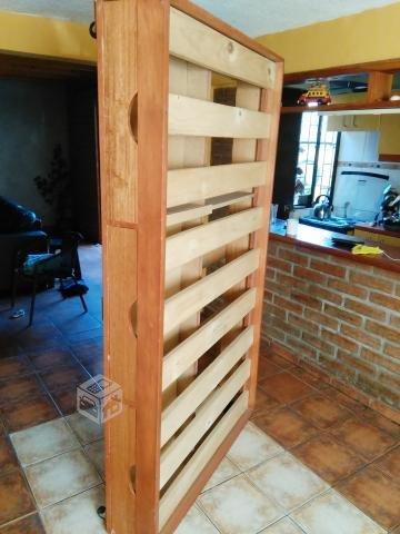 Cama de madera de 1plaza 1/2