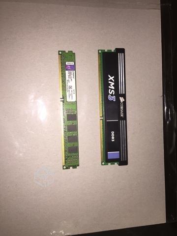 4gb de memoria Ram (2x2gb), DDR3, 1333