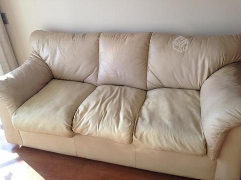 Sillón ecocuero 3 cuerpos