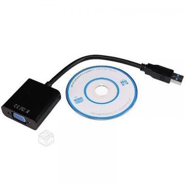 Cable USB a VGA Para 2do Monitor