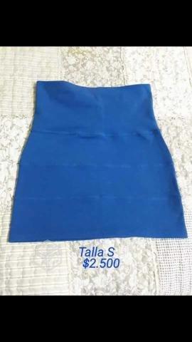 Falda elásticada talla estándar