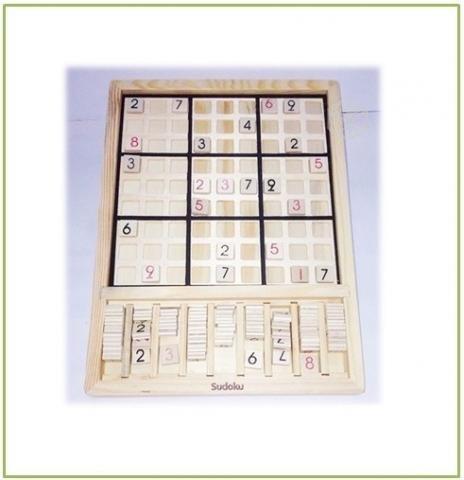 Sudoku madera juguete didáctico ingenio