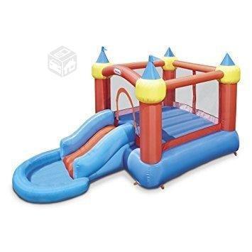 Arriendo de castillo inflable con tobogán