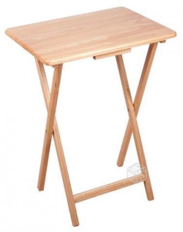 Mesas plegables madera