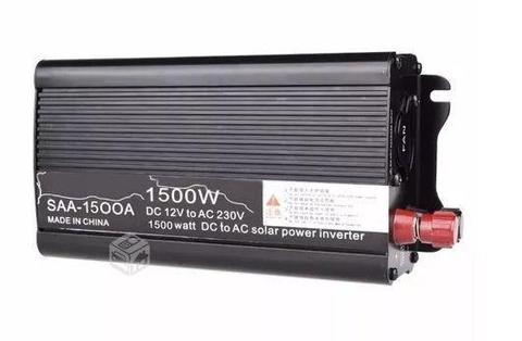 Inversor De Voltaje de 1500w 12V a 110/220V