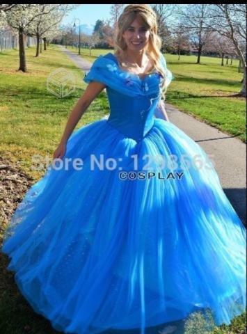 Vestido nuevo estilo cenicienta