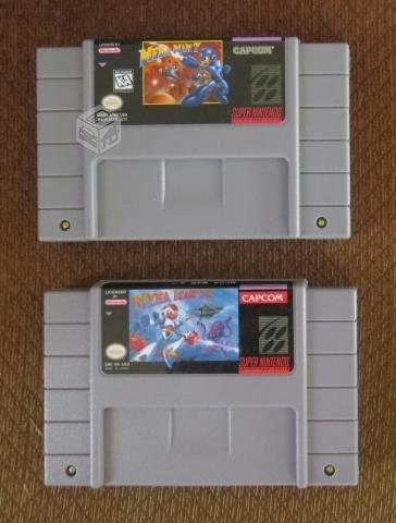 Megaman X y Megaman 7 Super Nintendo