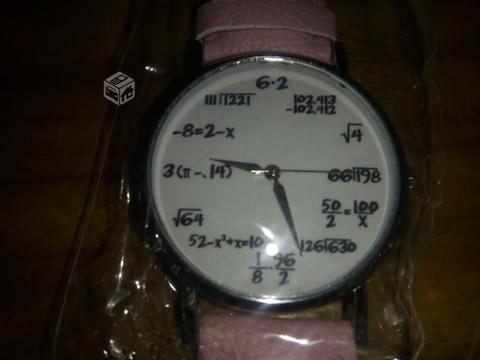 Exclusivo Reloj Formulas Matematicas.envio Gratis