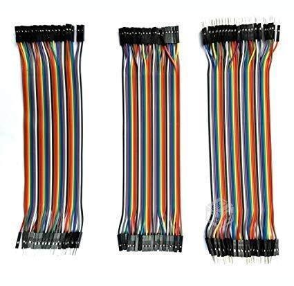 Cable Dupont 20cm 40 piezas MM-MH-HH