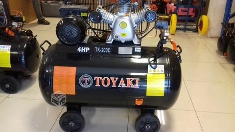 Compresor 200litrso 4hp monofasico. con cabezales