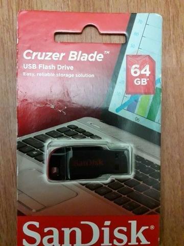 Pendrive Sandisk Cruzer Blade Z50 64gb - Techbox