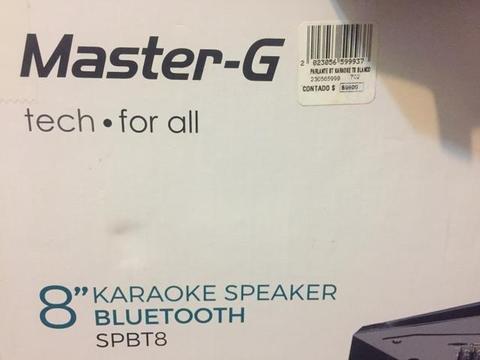 Parlante karaoke Master G nuevo