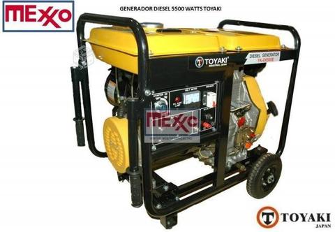 Generador diesel 5500w partida c/llave