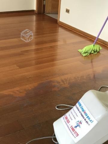 Limpieza pisos flotante