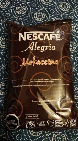 Nescafe capuccino y moka
